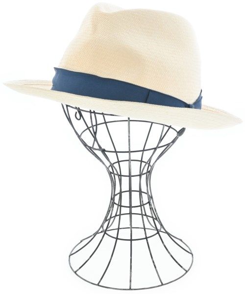 Borsalino ストローハット メンズ 古着 送料無料
