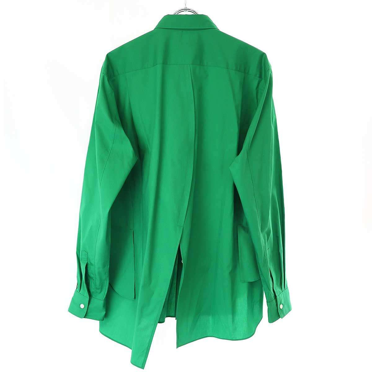 90s コムデギャルソン オムプリュス 長袖シャツ グリーンヴィンテージ 25AW コムデギャルソン オムプリュス 長袖シャツ オリーブ