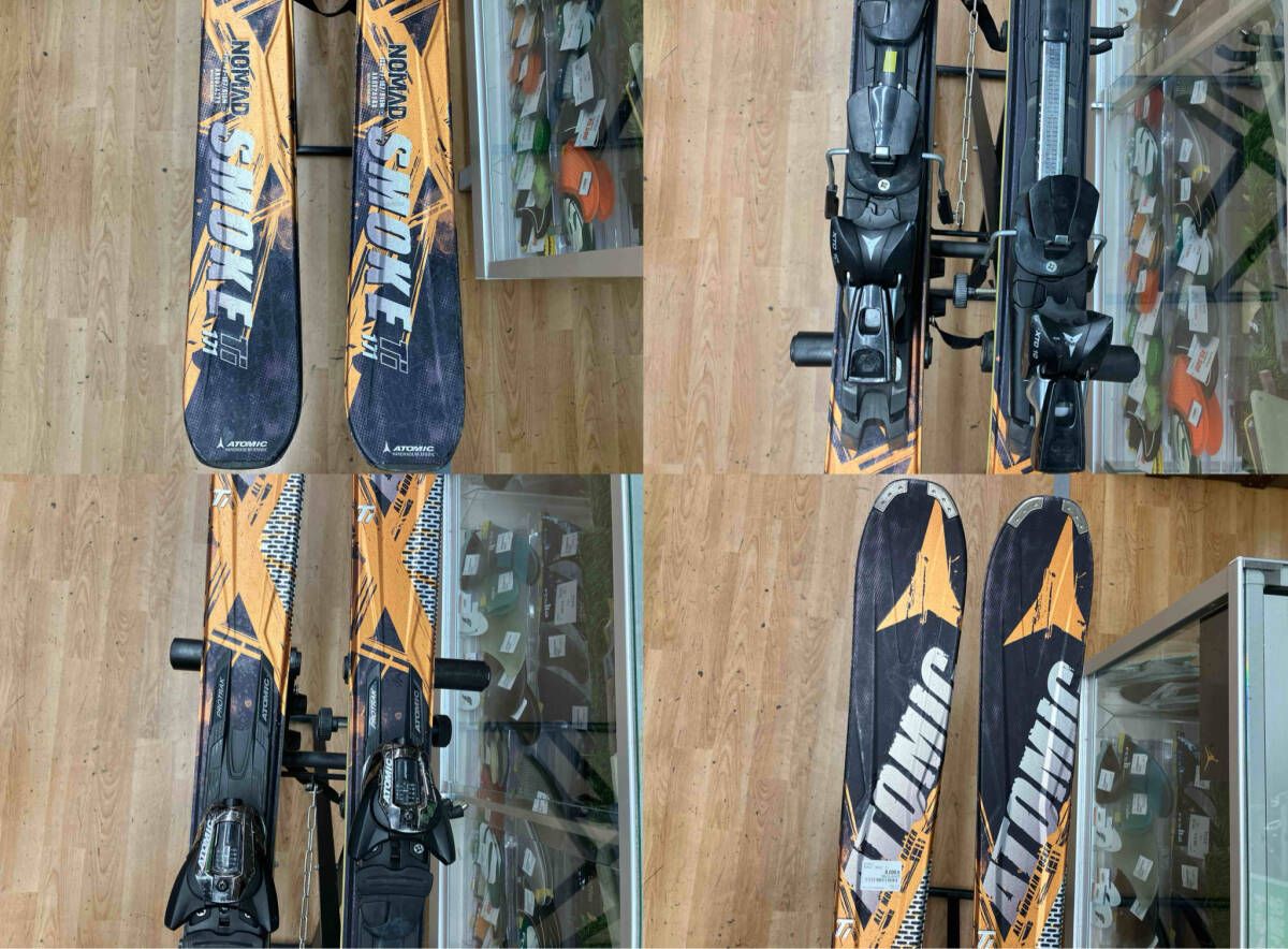 ★良品★ATOMIC NOMAD SMOKE Ti 171cm スキー板 skis ATOMIC NOMAD SMOKE, green/black, woodcore + Atomic