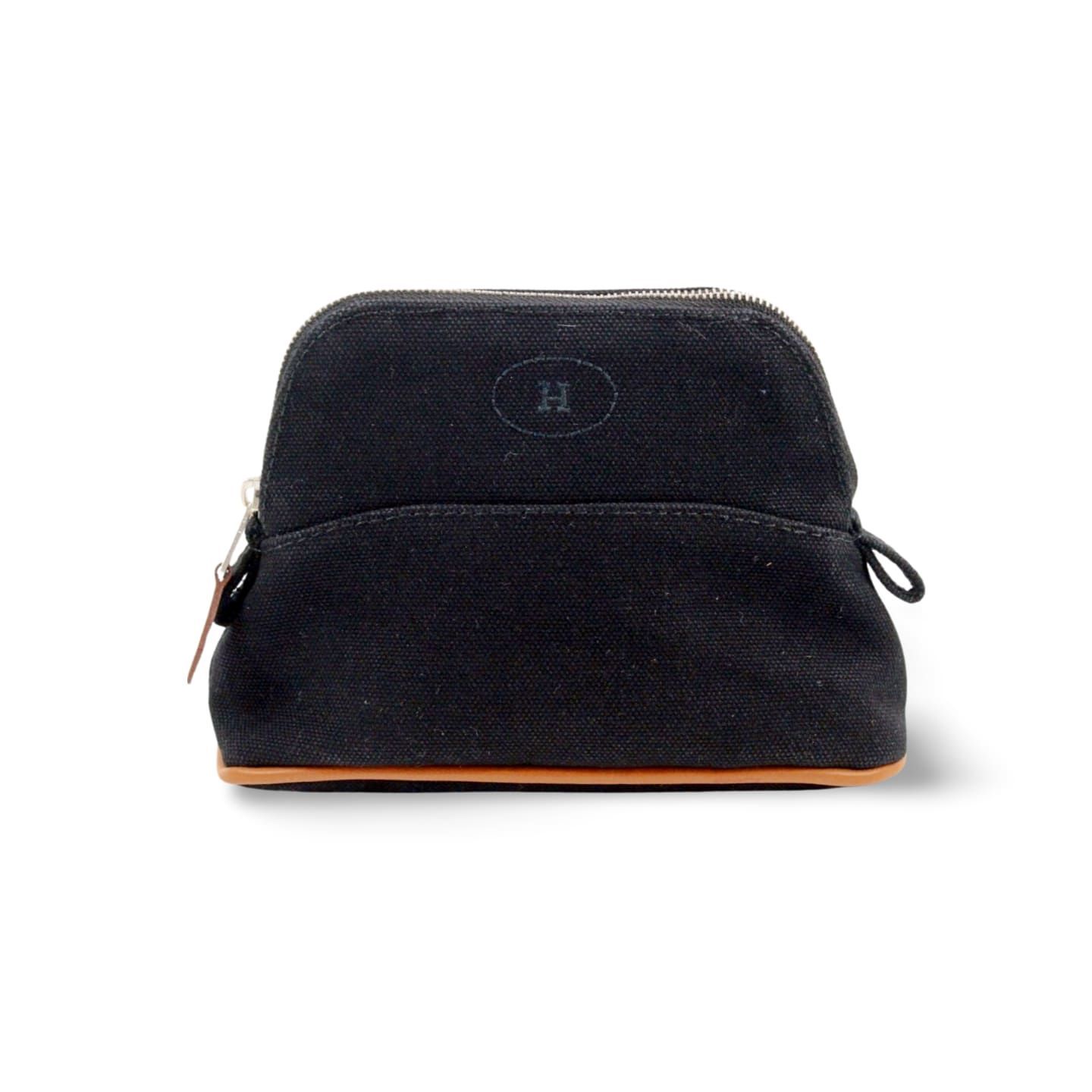 【中古】 HERMES エルメス  セット   ボリードポーチ　ミニミニ　ブラック　アクセサリーポーチ 1014 
