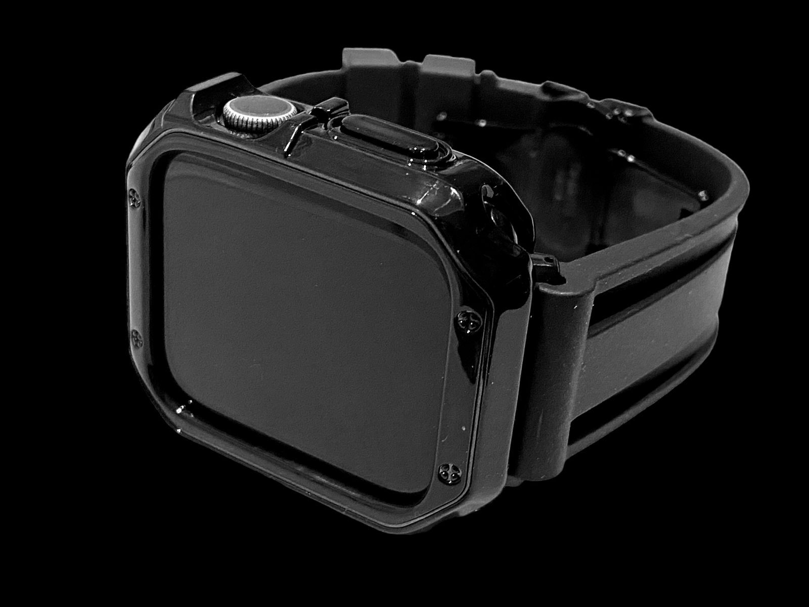 B カスタム セット アップルウォッチバンド ラバーベルト Apple Watch 