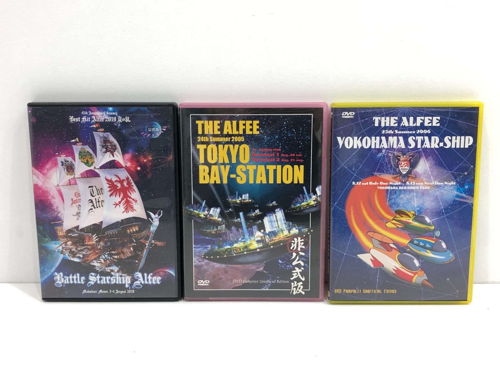 小牧店 THE ALFEE DVD３セット T313-0804