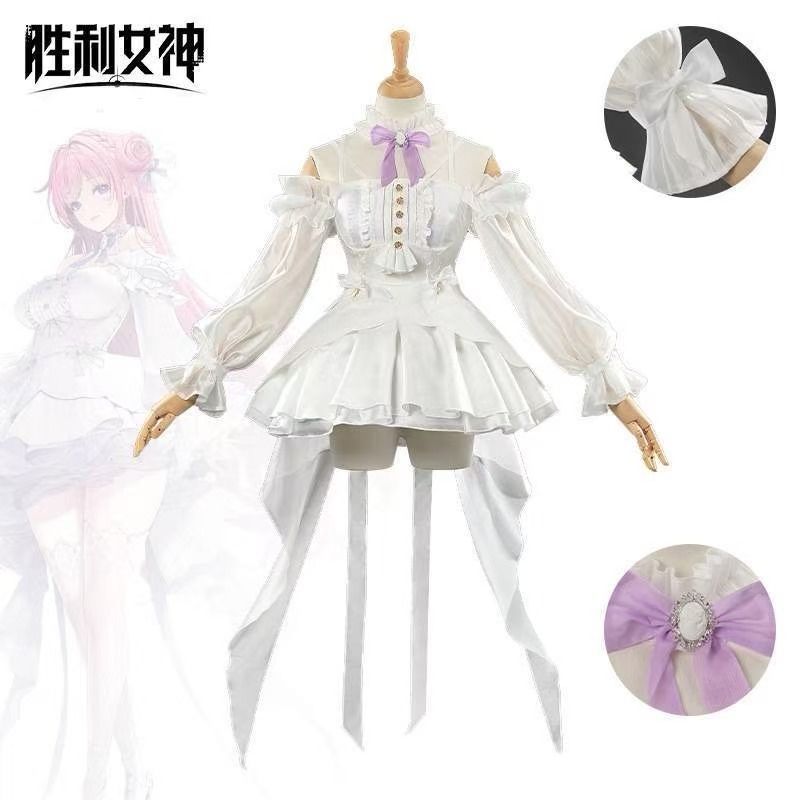 勝利の女神 ニケ コスプレ ウィッグ付き 鉄道護衛部隊 衣装 仮装  イベント Amazon.co.jp: 勝利の女神 ニケ コスプレ ウィッグ付き 鉄道護衛
