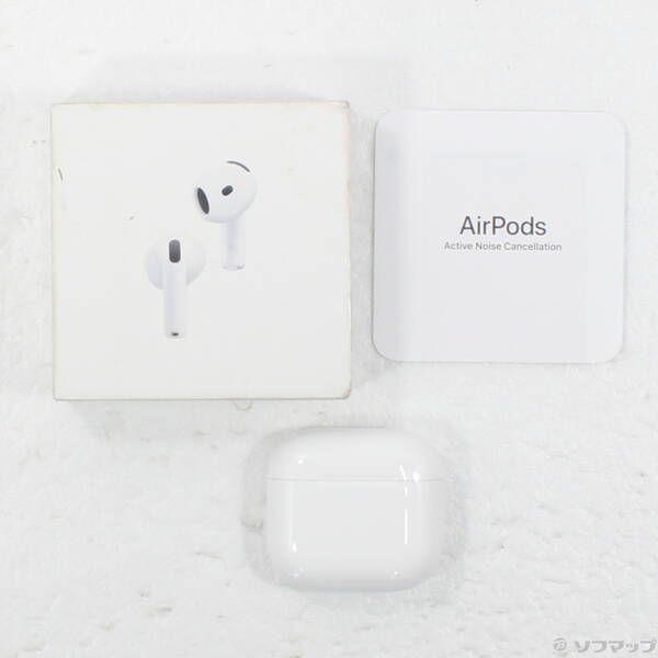 品〕 AirPods 4 アクティブノイズキャンセリング搭載 MXP93J／A【349
