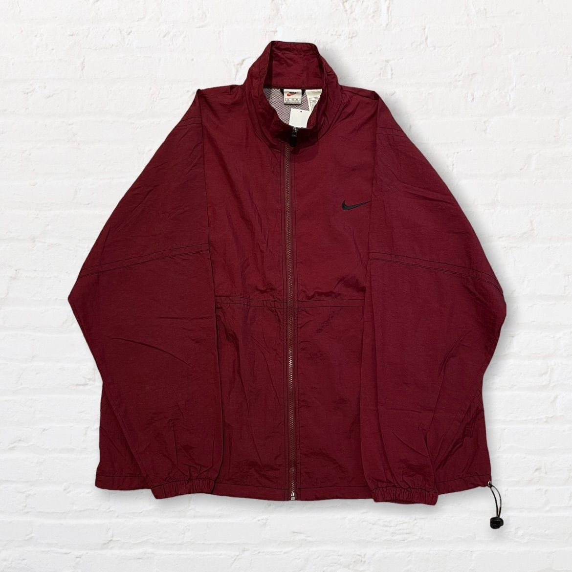 90s Nike バーガンディ ナイロンジャケット 90s NIKE ナイキ ナイロンジャケット バーガンディ XL - メルカリ