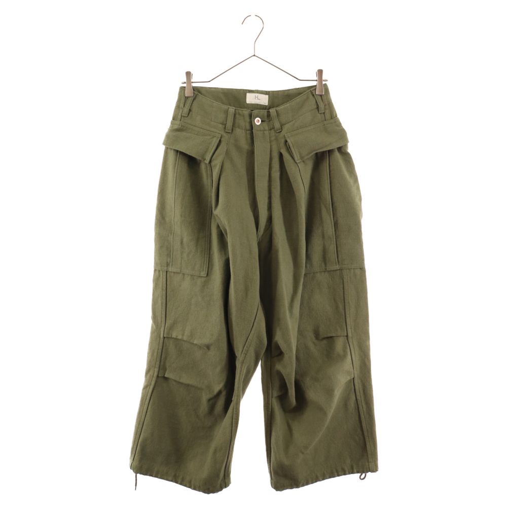 HERILL ヘリル 15oz デニム カーゴパンツ ナチュラル ワイドパンツ HERILL ヘリル 15oz デニム カーゴパンツ インディゴ