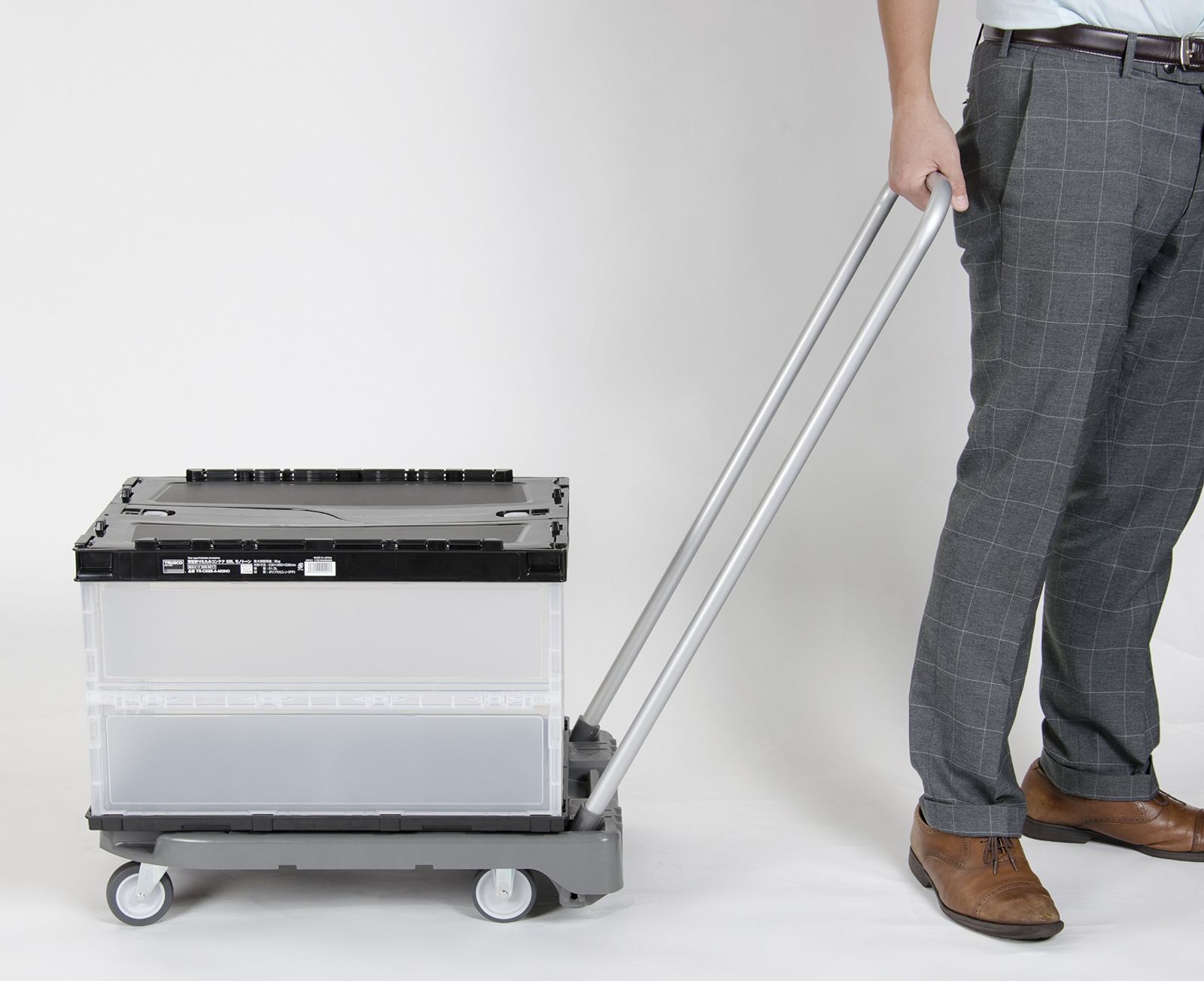 8個セット②】コンテナ トラスコ中山 スケルコンオリコン 50L オレンジ