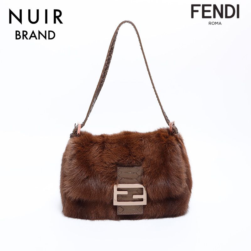 FENDI ファー ショルダーバッグ FENDI ROMA