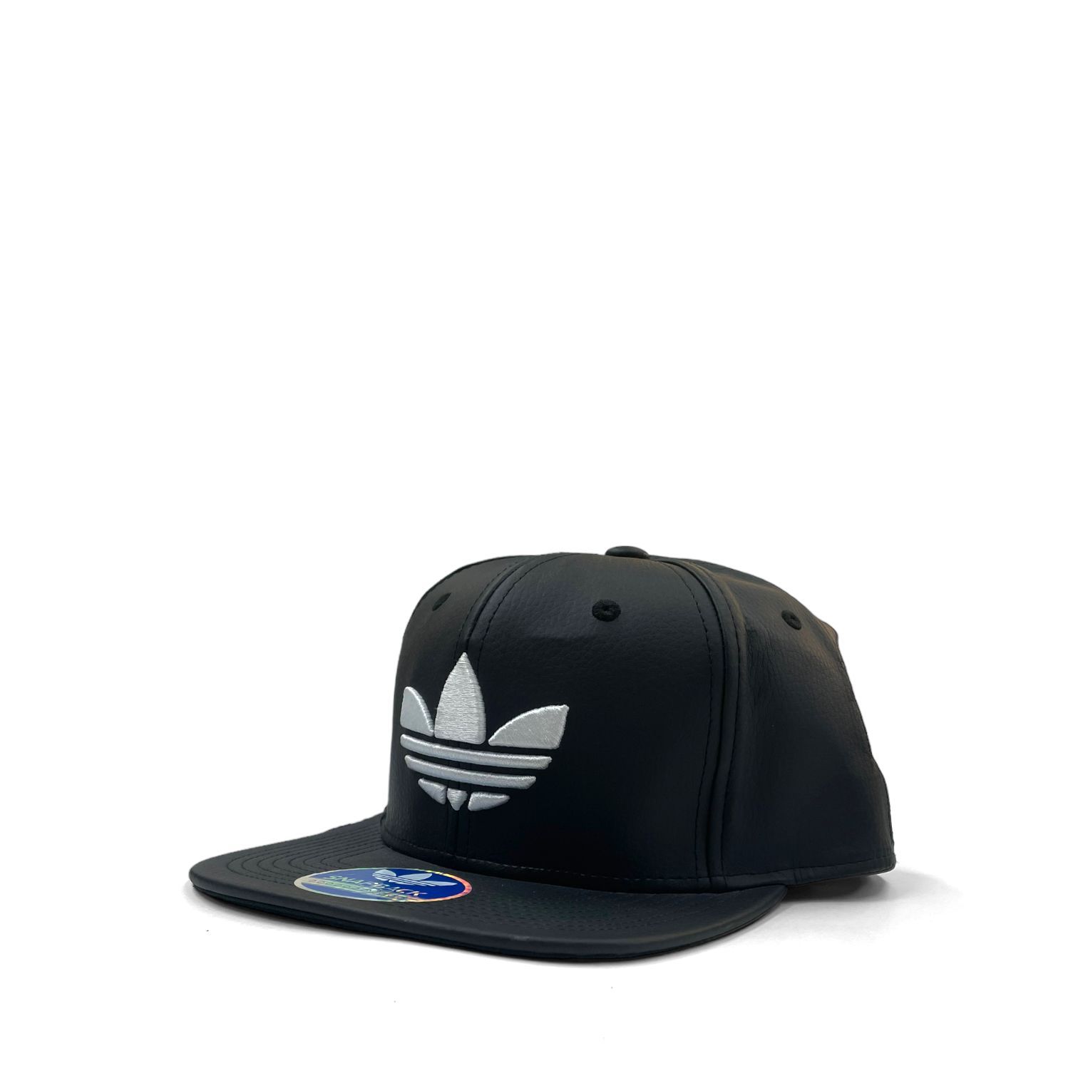 中古品】adidas アディダス 6パネル フェイクレザー キャップ 帽子
