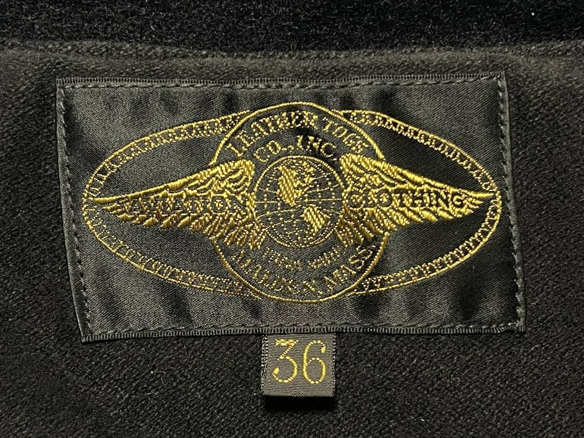 極美品 36 FREEWHEELERS LEATHER TOGS 1631023 CAMEL BACK DEEP NAVY