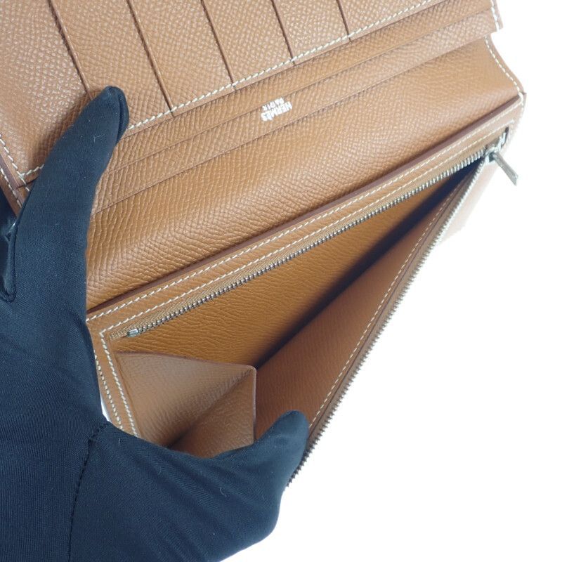 HERMES】ベアンスフレ 長財布 二つ折り マチあり ヴォーエプソン 
