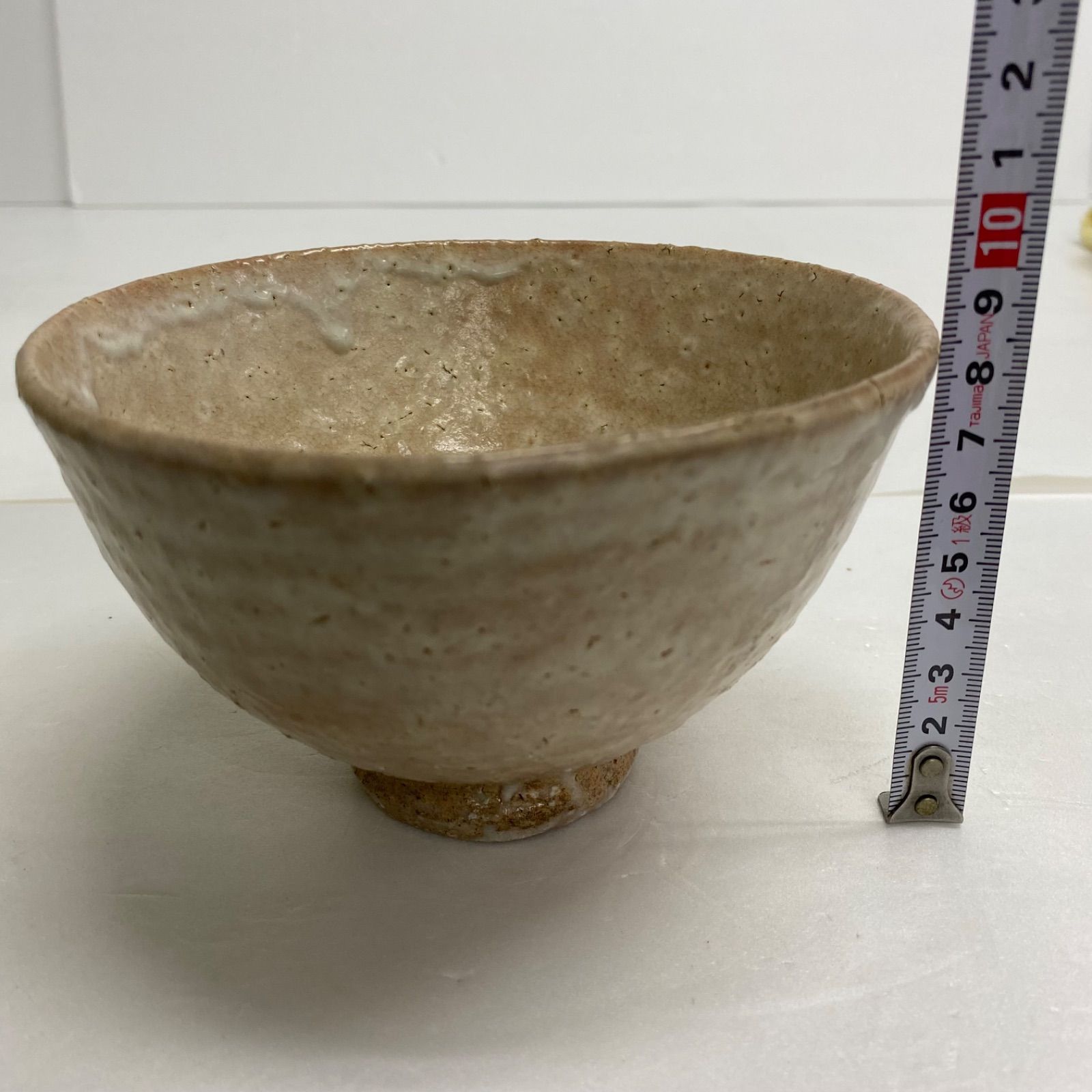 萩焼 原田隆峰 作 抹茶碗 長沢窯 共箱付き 茶道具 茶碗 作家物 陶器 和