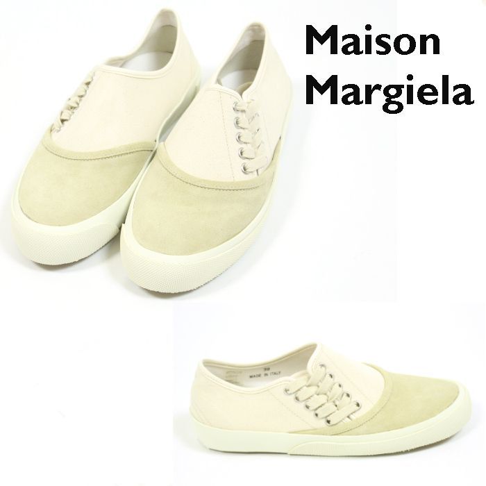 【新品】 メゾンマルジェラ　Maison Margiela 22　サイドレースアップ　スニーカー　メンズ