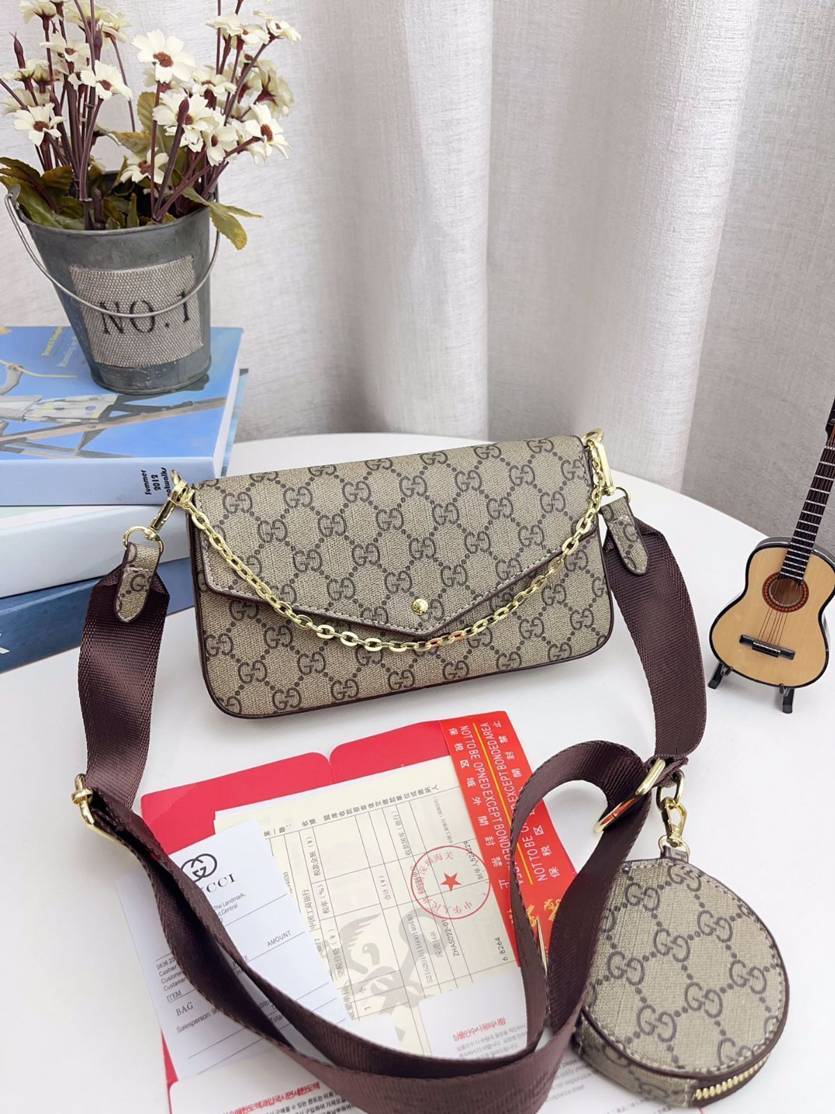 ギフトボックス包装 超 なセット 麻雀バッグ リップバッグ 財布