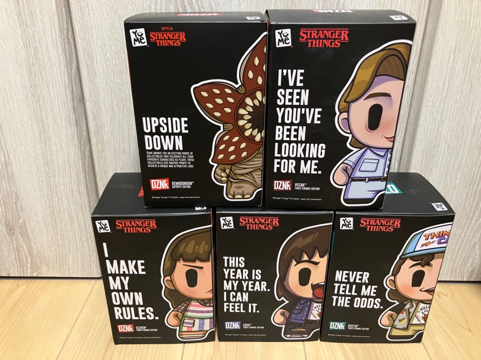 ストレンジャーシングス　Stranger ぬいぐるみ　5種セット　新品 ストレンジャーシングス Stranger ぬいぐるみ 5種セット 新品