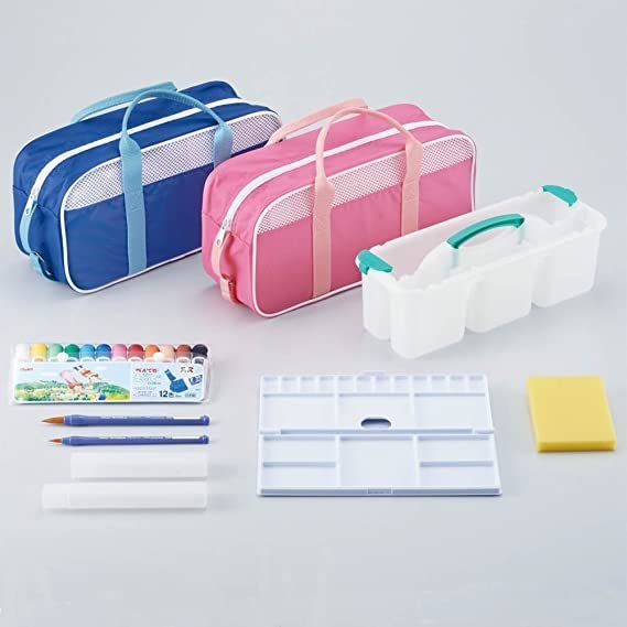 ぺんてる 絵の具セット ピンク ZST41-P 画材セット 小学生