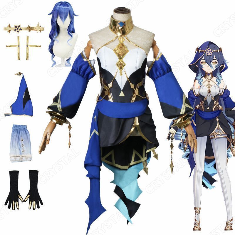 原神 レイラ Layla コスプレ衣装 ウイッグ付き 原神 げんしん ヒロイン コスプレ衣装 コスチューム ハロウィン クリスマス 制服 大人 子供 cosplay イベント
