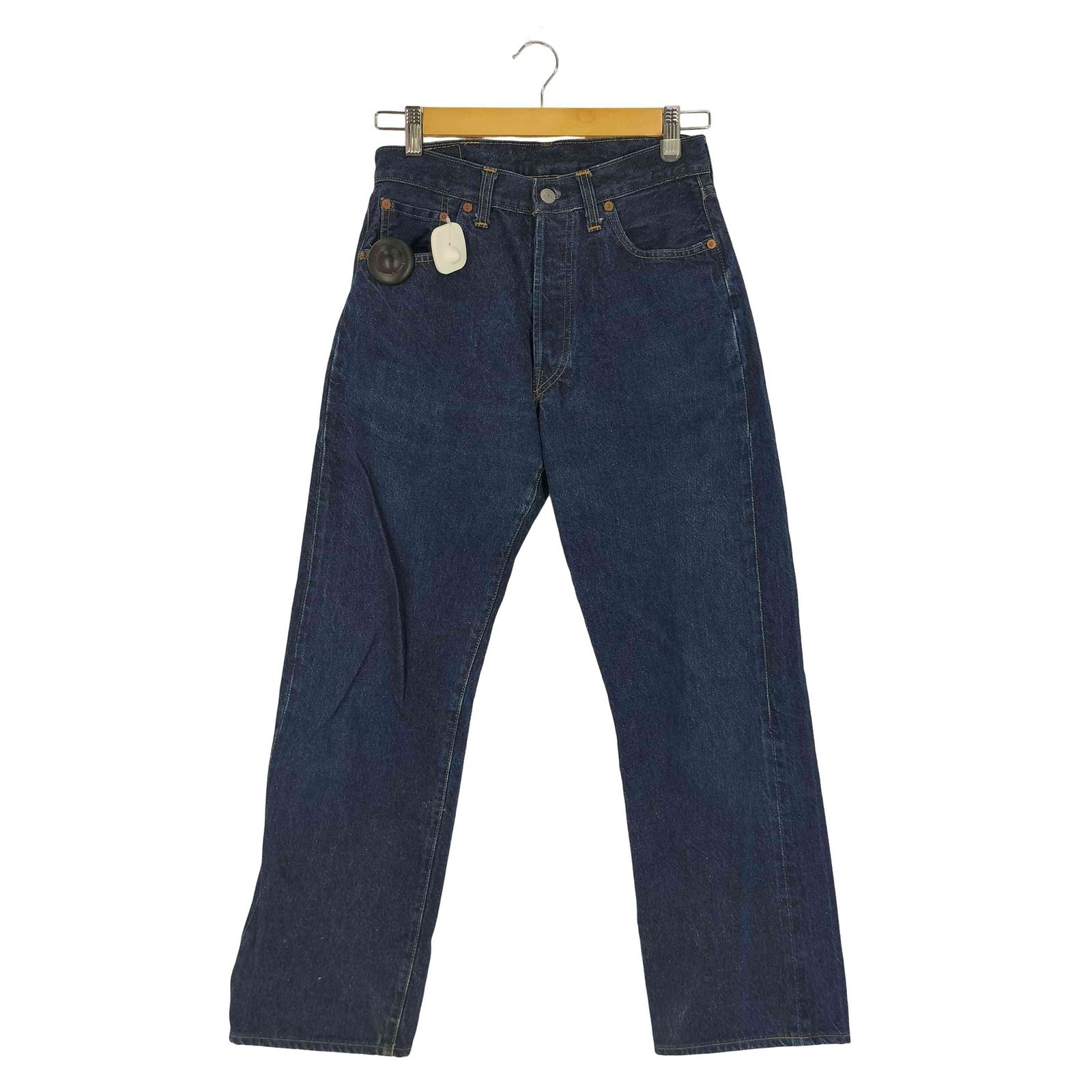 リーバイス Levis 復刻 501XX ボタン裏555 バレンシア工場96年製 BIG E セルビッジ デニムパンツ 濃紺 メンズ 30×36