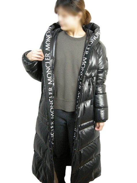 サイズ0-2□新品□モンクレール CHANON ダウンコート ブラック 