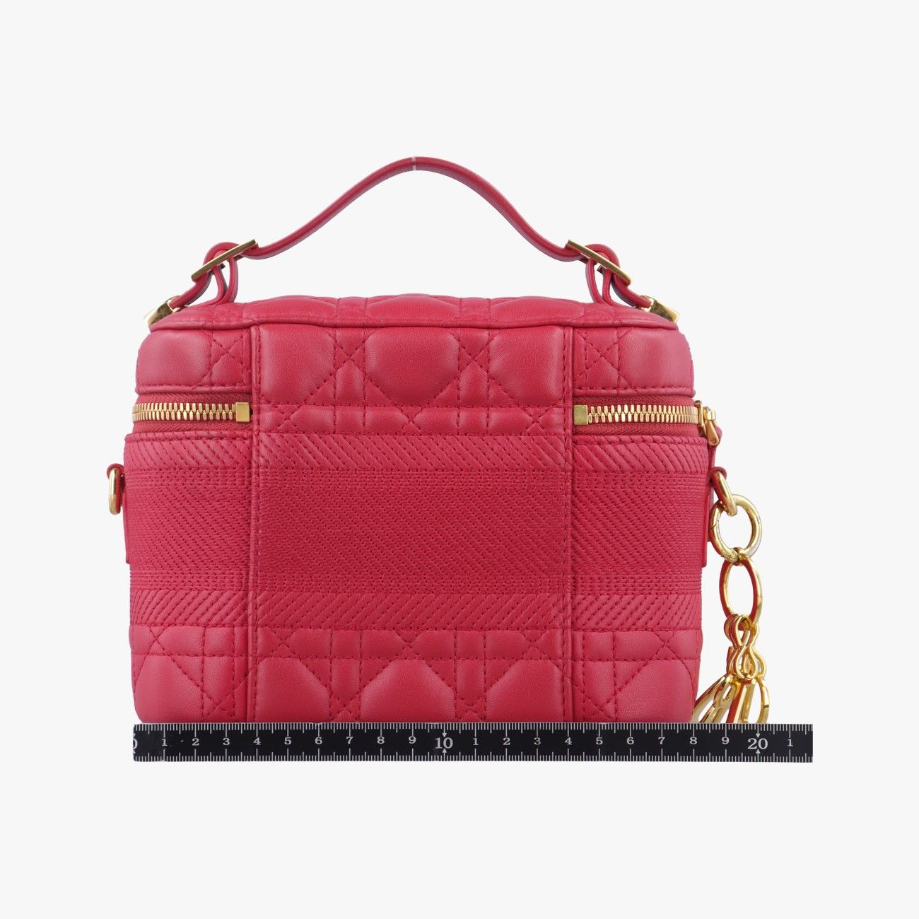 Dior travel スモール ヴァニティ カナージュ ラムスキン ディオール