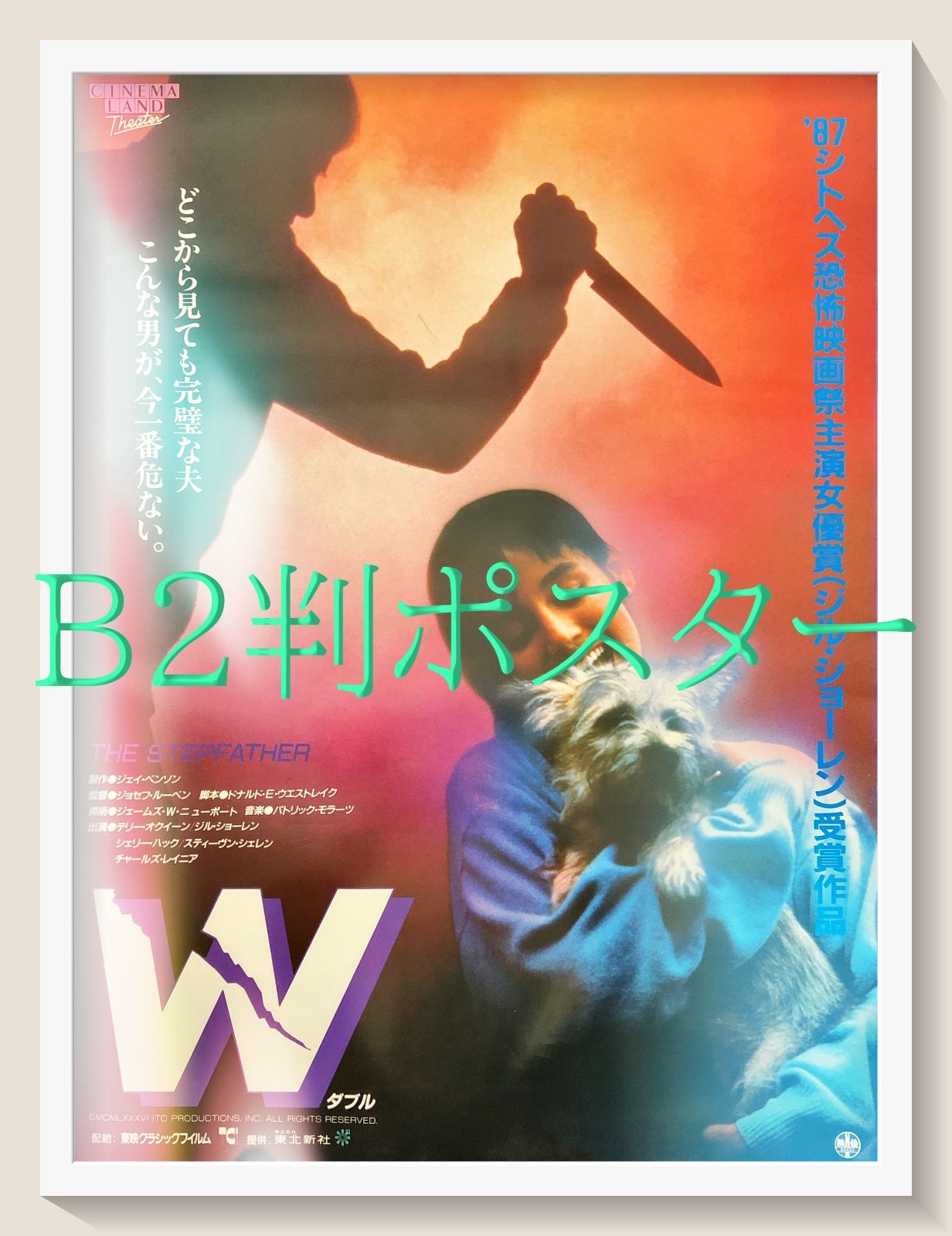 pq Ｗ ダブル 映画オリジナルB2判ポスター pq07383