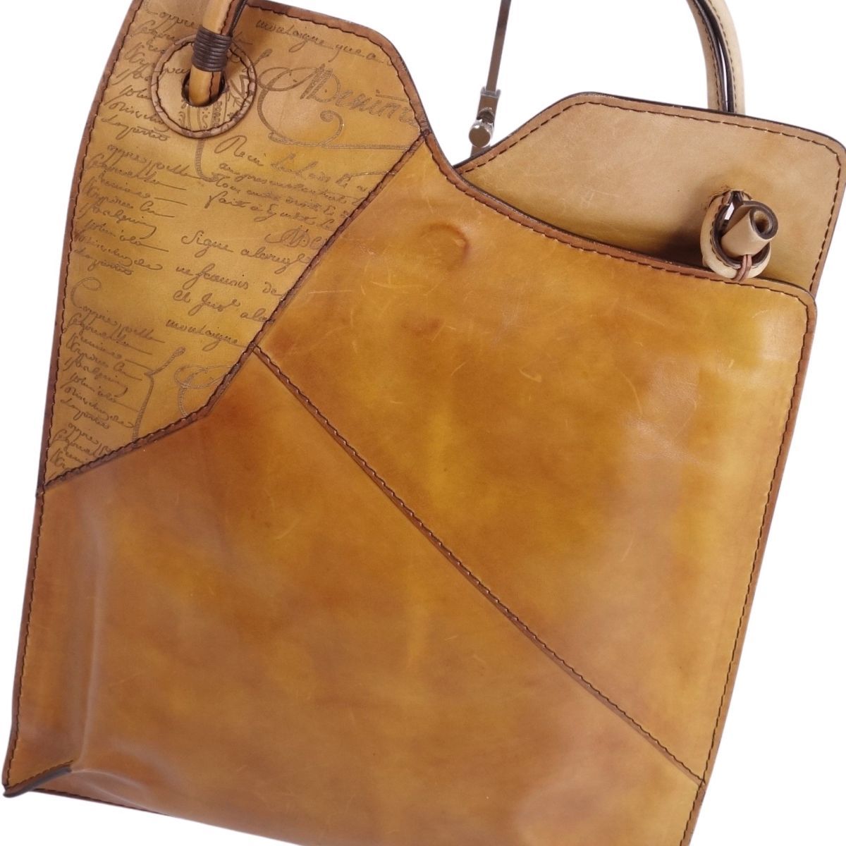 美品 ベルルッティ Berluti トートバッグ オルガ期 アルミュール 