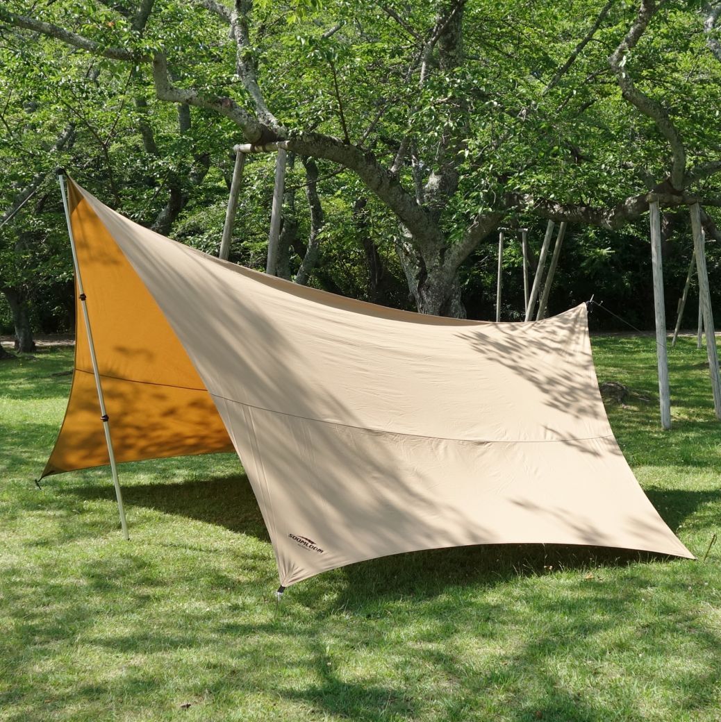 SoomloomタープAdranus4.2ｍｘ5.4ｍ Amazon.co.jp: SoomloomタープAdranus4.2mx5.4m 焚き火可