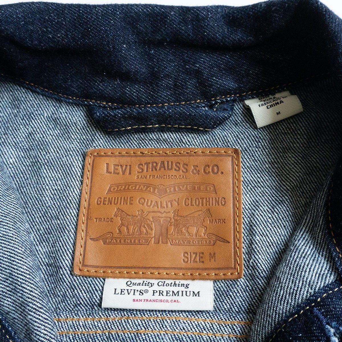 美品/濃紺】 LEVI'S PREMIUM【セカンド トラッカー デニム