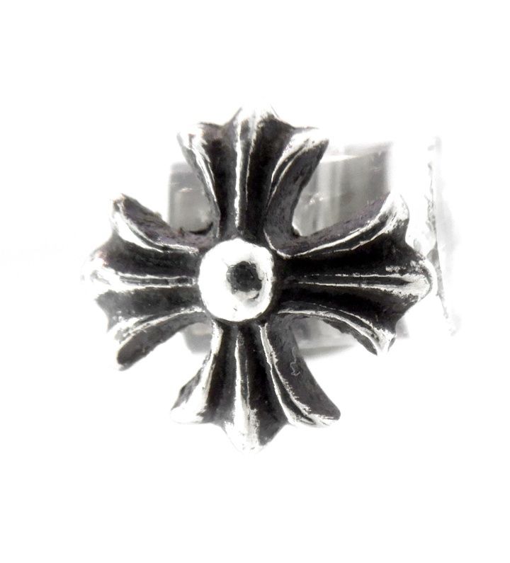 クロムハーツ CHROME HEARTS No2 CH PLS chプラス スタッド シルバー ピアス s4738