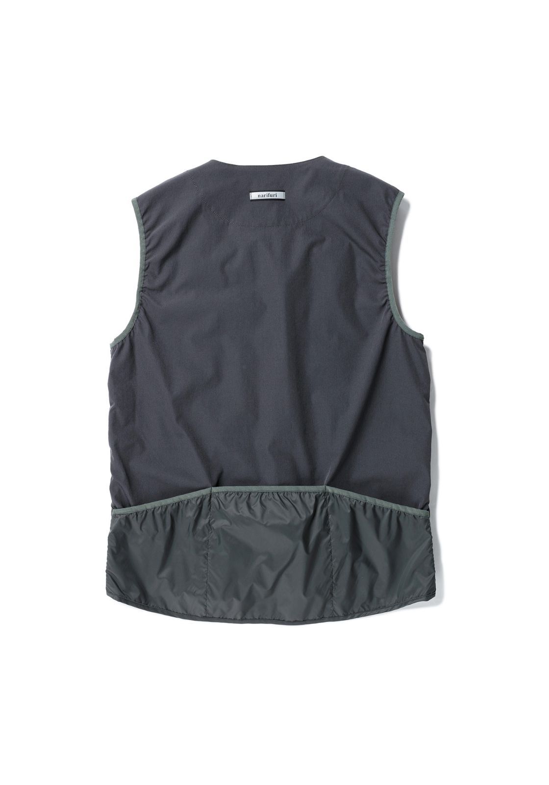 narifuri × TAION クルーネックサイクルインナーベスト NFTA-02 チャコール