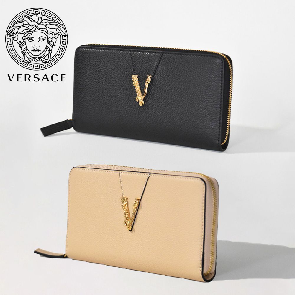 versace virtus 財布 蛇革yellowbucksや - 折り財布