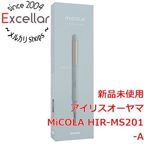 [bn:12] アイリスオーヤマ　ストレートアイロン MiCOLA　HIR-MS201-A　ブルー