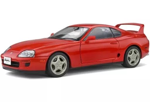中古】ミニカー 1/18 トヨタ スープラ JZA80(レッド) [S1807601