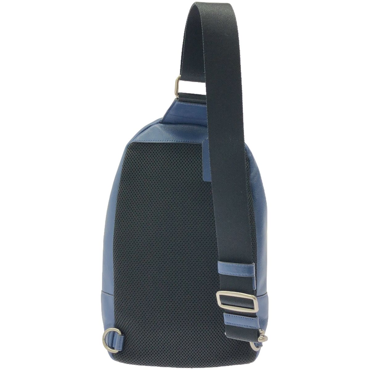 COACH コーチ レザーラインボディバッグ ブルー