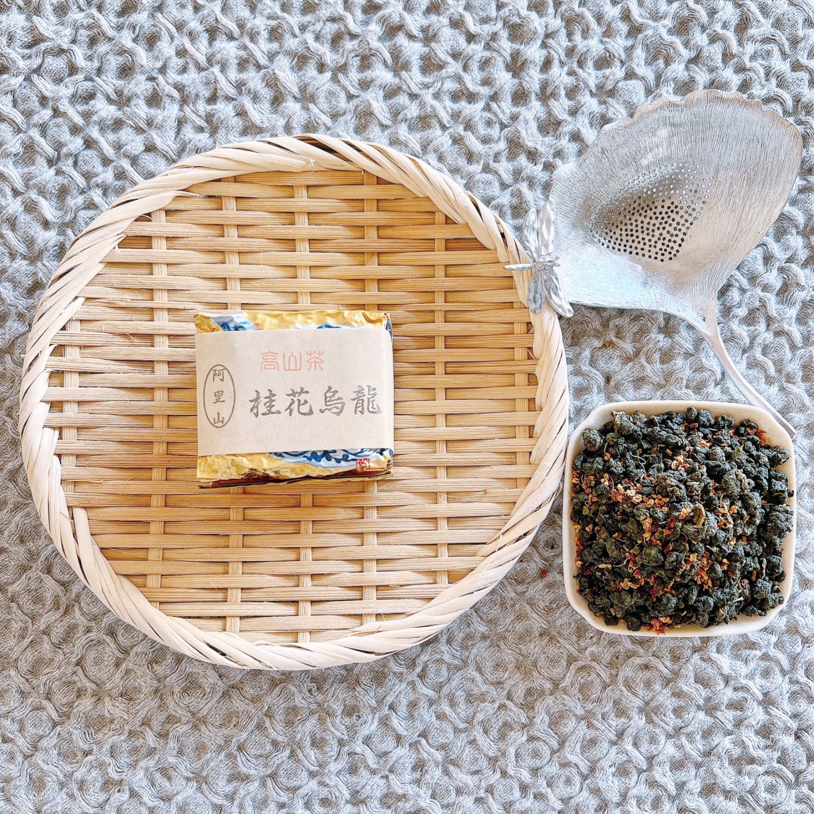 台湾茶 阿里山花香四季春烏龍茶 冬茶 新茶 新商品!新型 - 茶