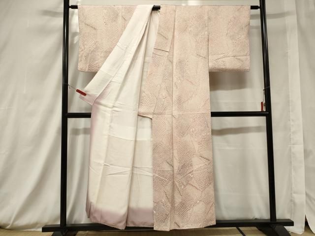 平和屋着物○上質な小紋 枝花文 金彩 正絹 逸品 CAAS0164th