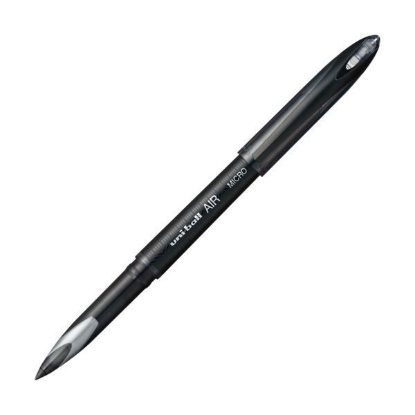（まとめ） 三菱鉛筆 水性ボールペン ユニボールエア0.5mm 黒 UBA201