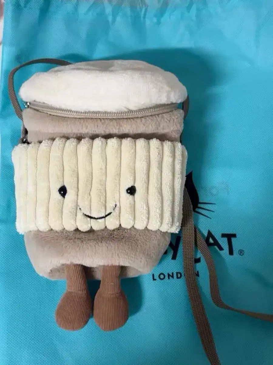 最大60％オフ。 JELLYCAT ジェリーキャット テイクアウェー コーヒー クロスバック 【新作到着!!】