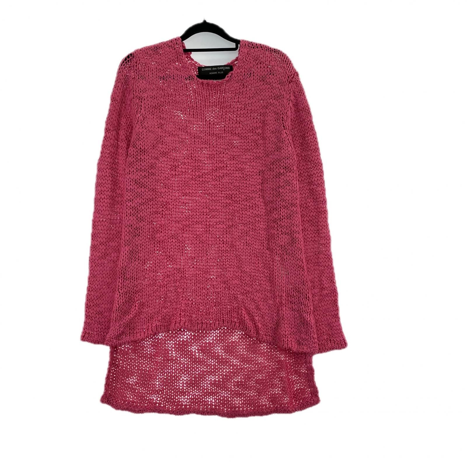 COMME des GARCONS HOMME PLUS 25SS ニット M ﾋﾟﾝｸ - メルカリ