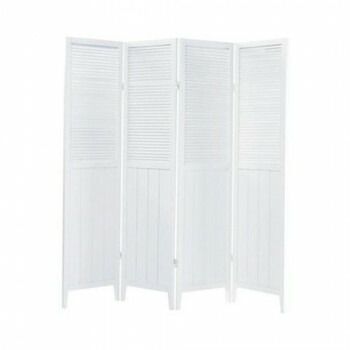 東谷 スクリーン 4連 ホワイト OP-510WH