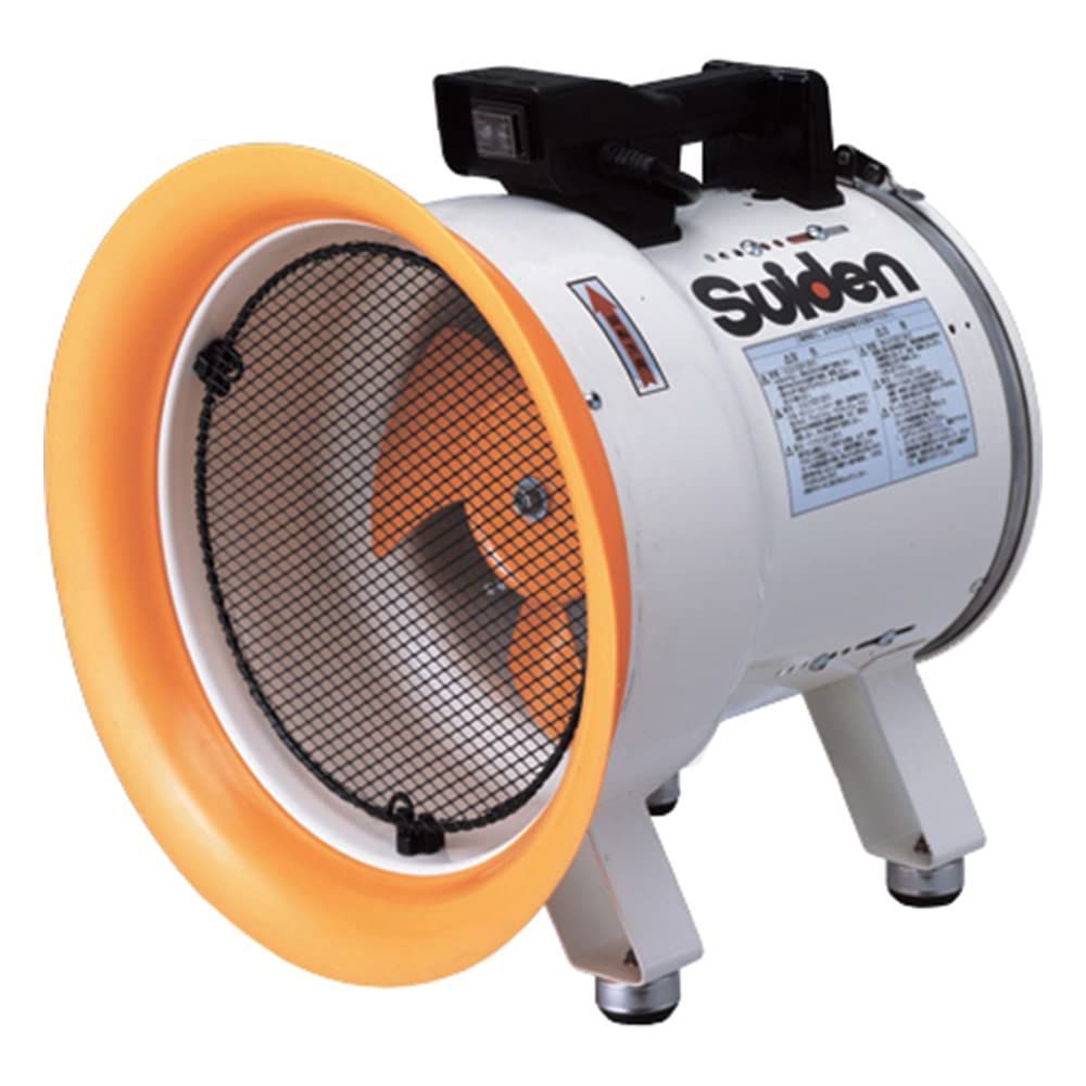 スイデン(suiden) 送風機 軸流ファン ハネ200mm 単相100V 低騒音省エネ
