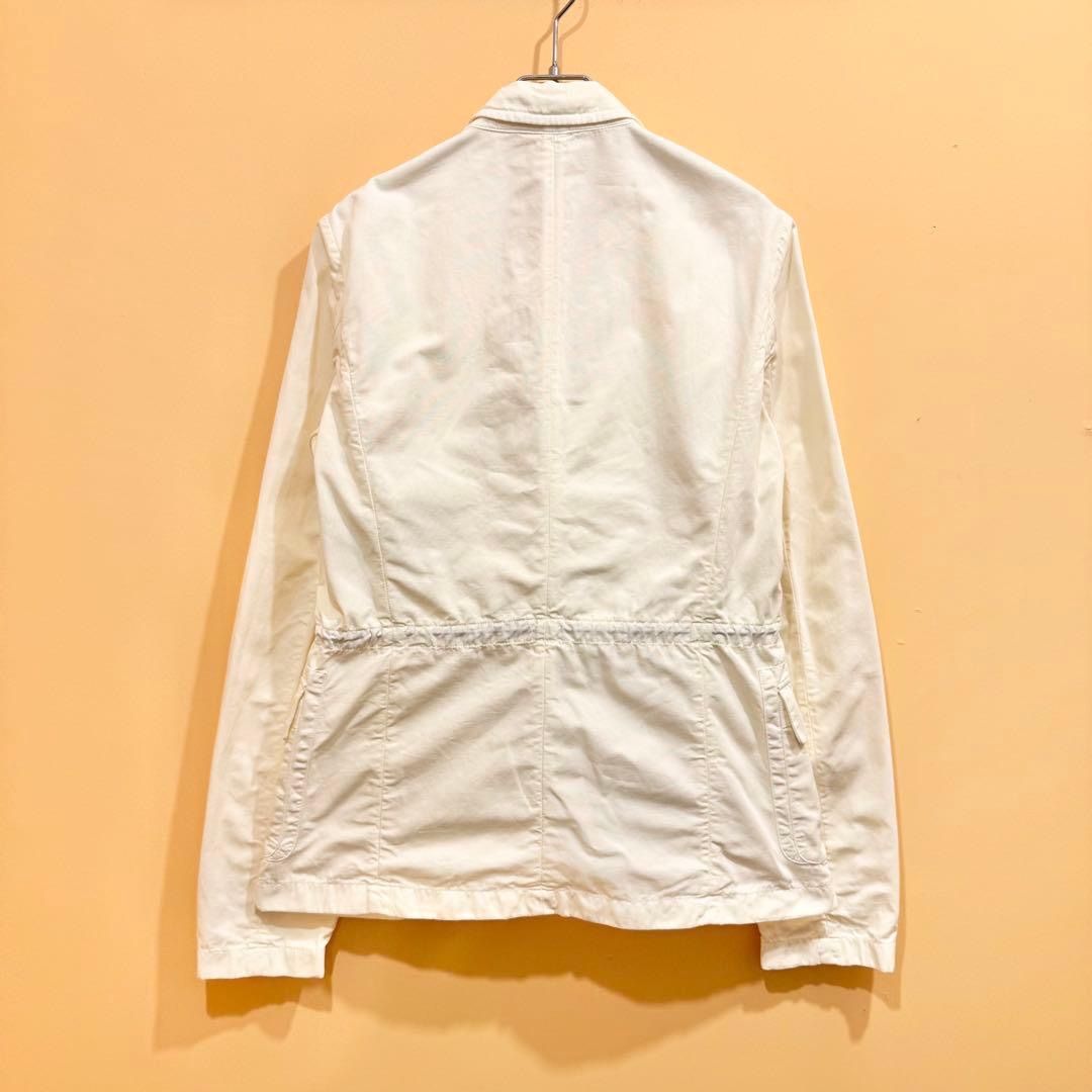 ✨美品✨ JIL SANDER ジルサンダー テーラードJK 38 イタリア製 ジルサンダー テーラードジャケット コットン オフホワイト イタリア製