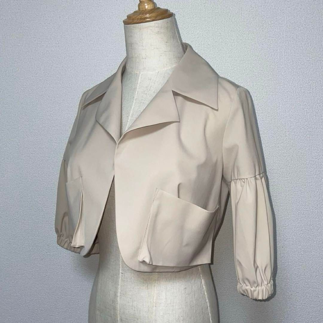 FOXEY NEW YORK テーラード ストレッチ ジャケット 38 ベージュ - メルカリ