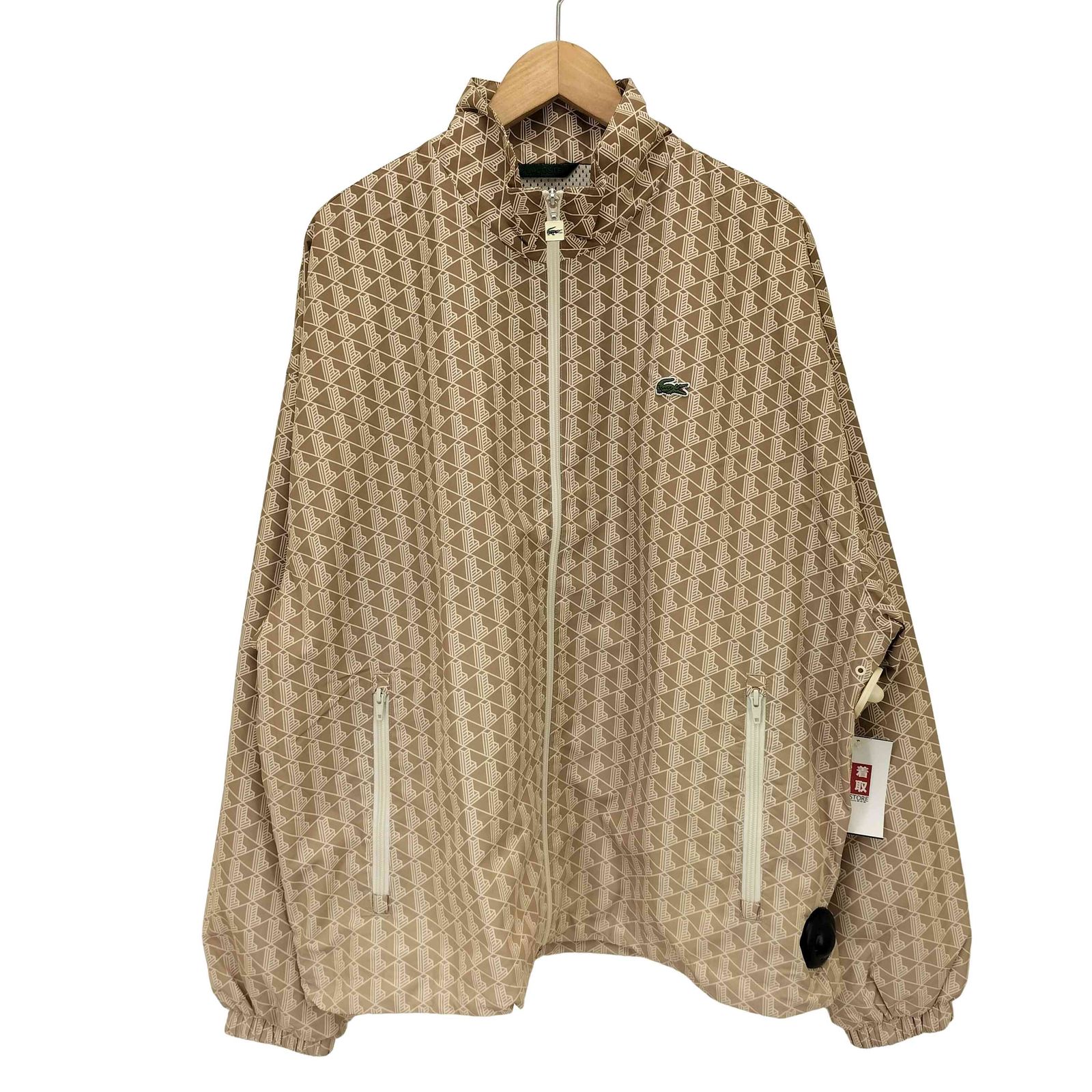 ラコステ LACOSTE バックプリントモノグラムトラックジャケット メンズ