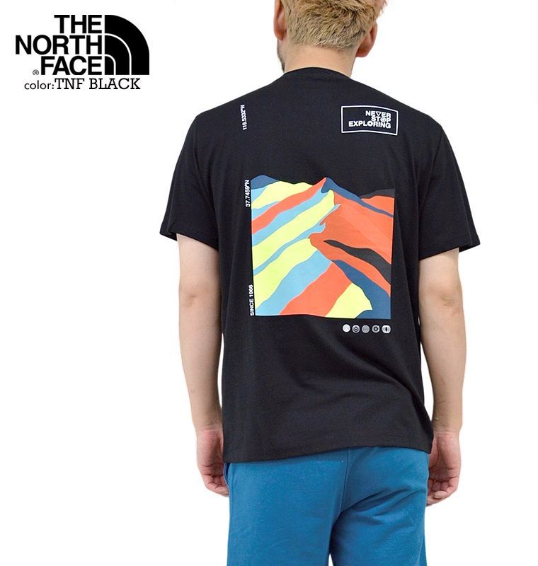 希少THE NORTH FACE 半袖TグラフィックTシャツ海外限定 吸汗速乾 希少 THE NORTH FACE 半袖T グラフィックTシャツ 海外限定 吸汗