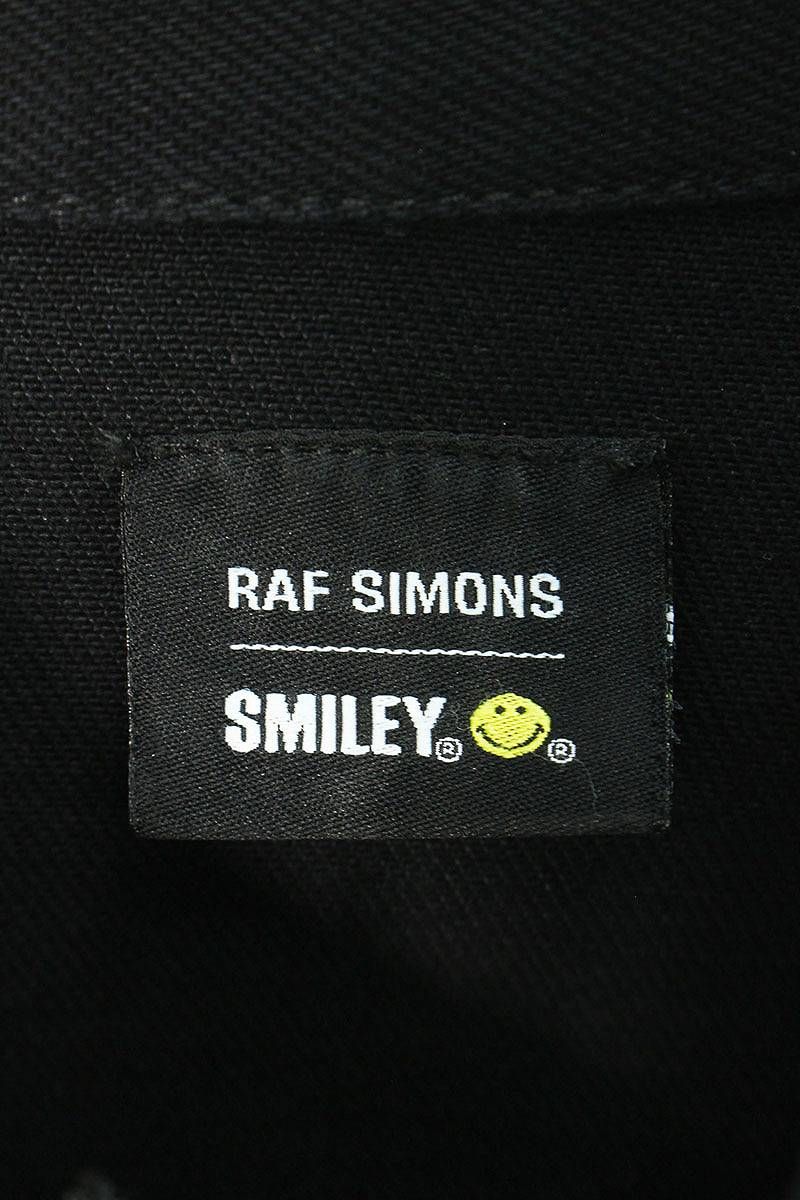 a*e様 22AW RAF SIMONS SMILEY デニムシャツ S 安く 買うメンズ - 22AW RAF SIMONS SMILEY 50周年 デニムシャツ