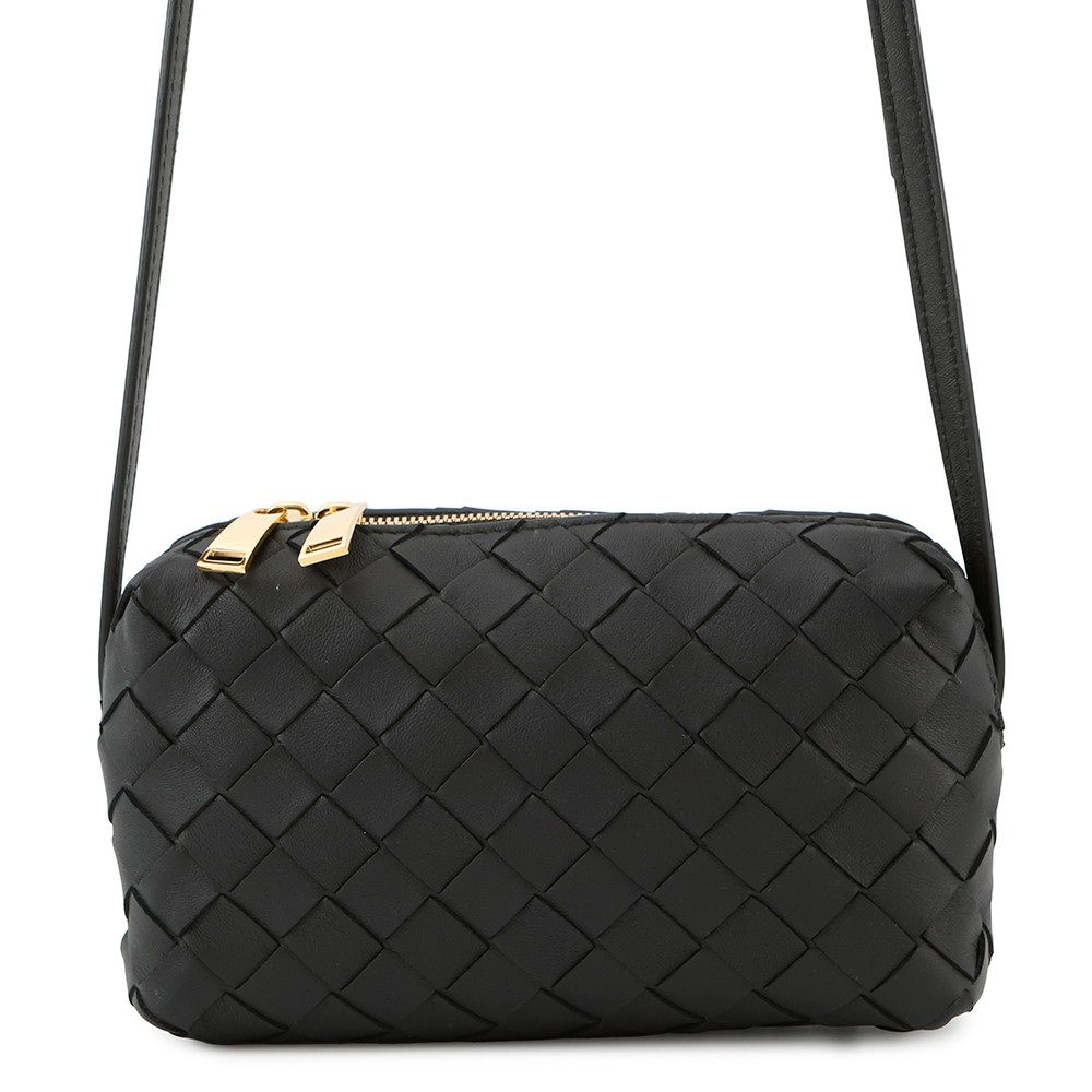 ✨良品✨ BOTTEGA VENETA イントレチャート ショルダーバッグ 黒 BOTTEGA VENETA ボッテガヴェネタ ショルダーバッグ MINI LOOP