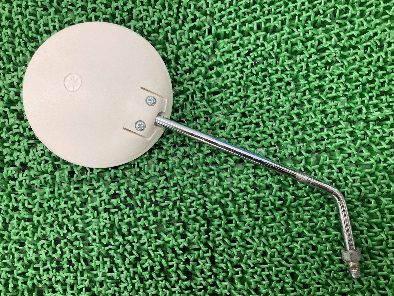 パッソル ミラー 右 ヤマハ 純正 バイク 部品 2E9 逆8mm 初期型 音叉マーク 割れ欠け無し 車検 Genuine Ed