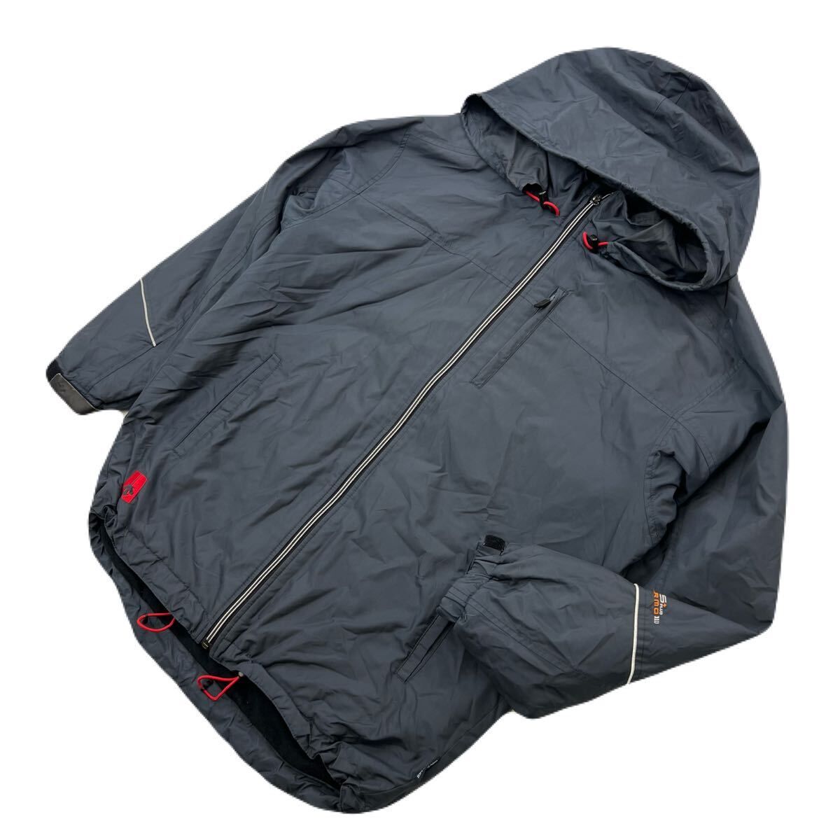 DESCENTE デサント ダークグレー ナイロンジャケット ナイロンパーカー  