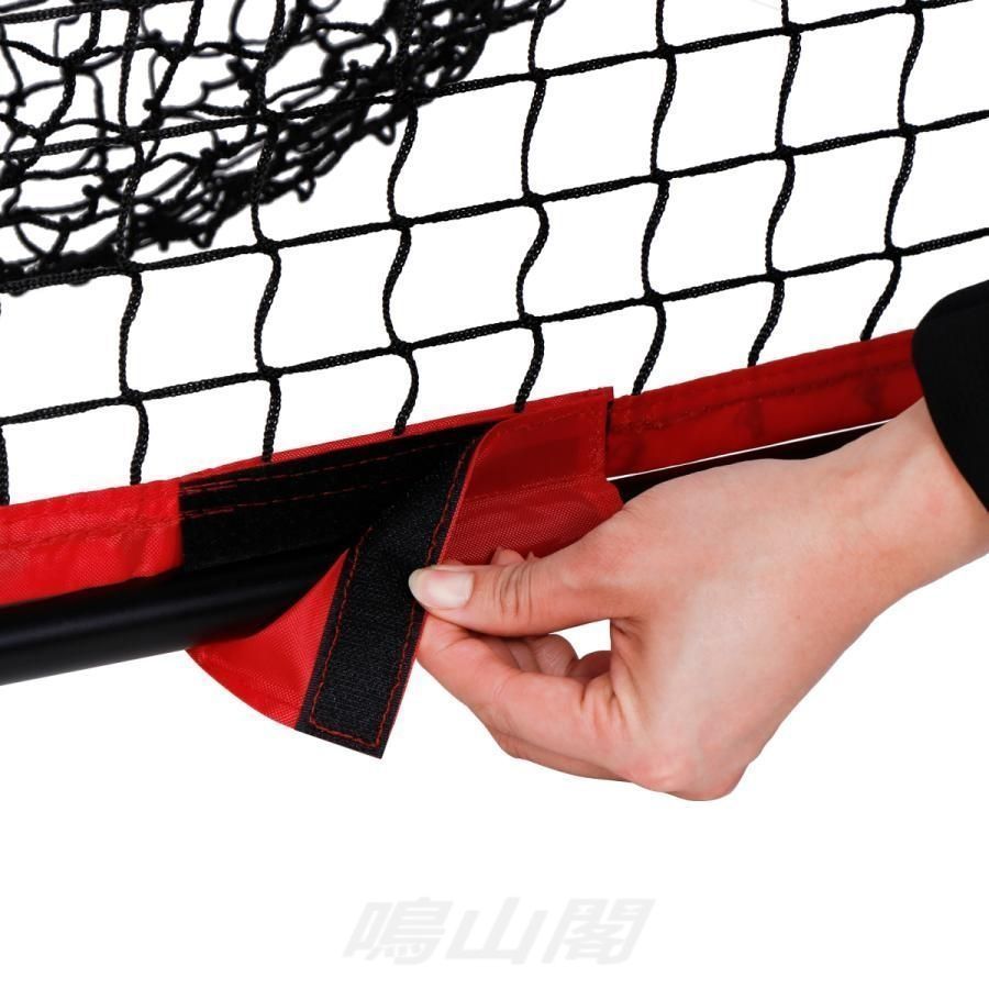 新作もいち早くお手元に！ 野球練習ネット 展開サイズ213cm口字型枠 ボール受けネット バッティングネット ピッチングネット 投球練習 練習器具 組立簡単